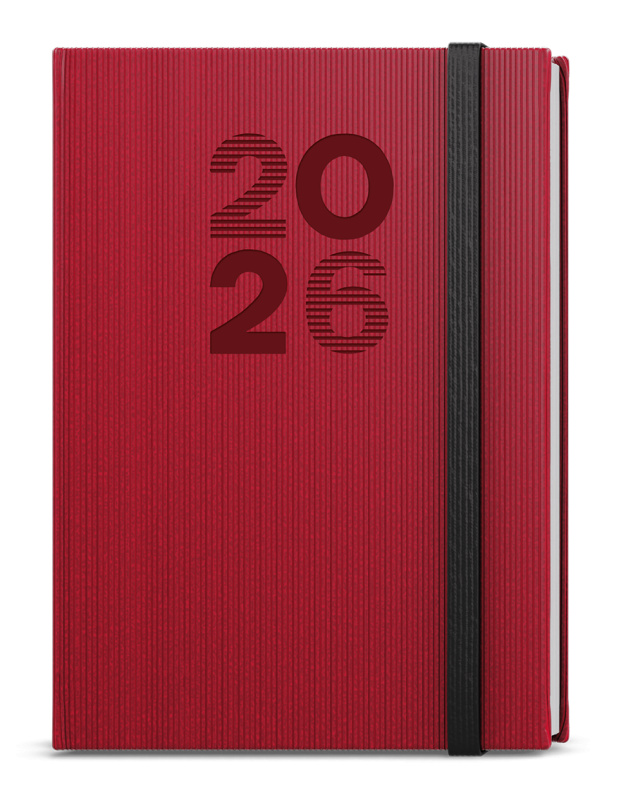 Baloušek Vigo 2026 - denní diář A5 - červený