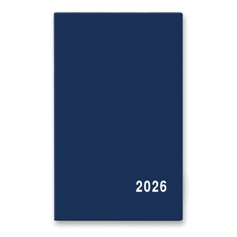 Baloušek PVC 2026 - čtrnáctidenní diář - modrý