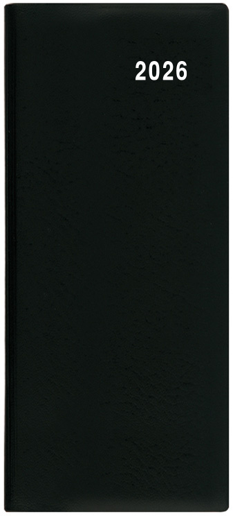 Diář měsíční 2025 černý