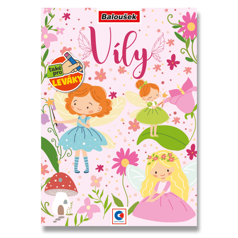 Baloušek Víly - omalovánky - A5