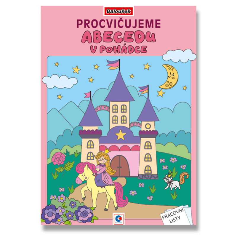 Baloušek Procvičujeme abecedu V pohádce - omalovánky - A4