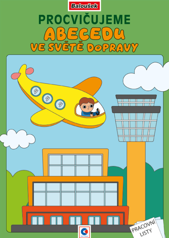 Baloušek Procvičujeme abecedu Ve světě dopravy - omalovánky - A4