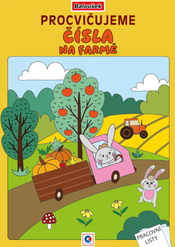 Baloušek Procvičujeme čísla Na farmě - omalovánky - A4