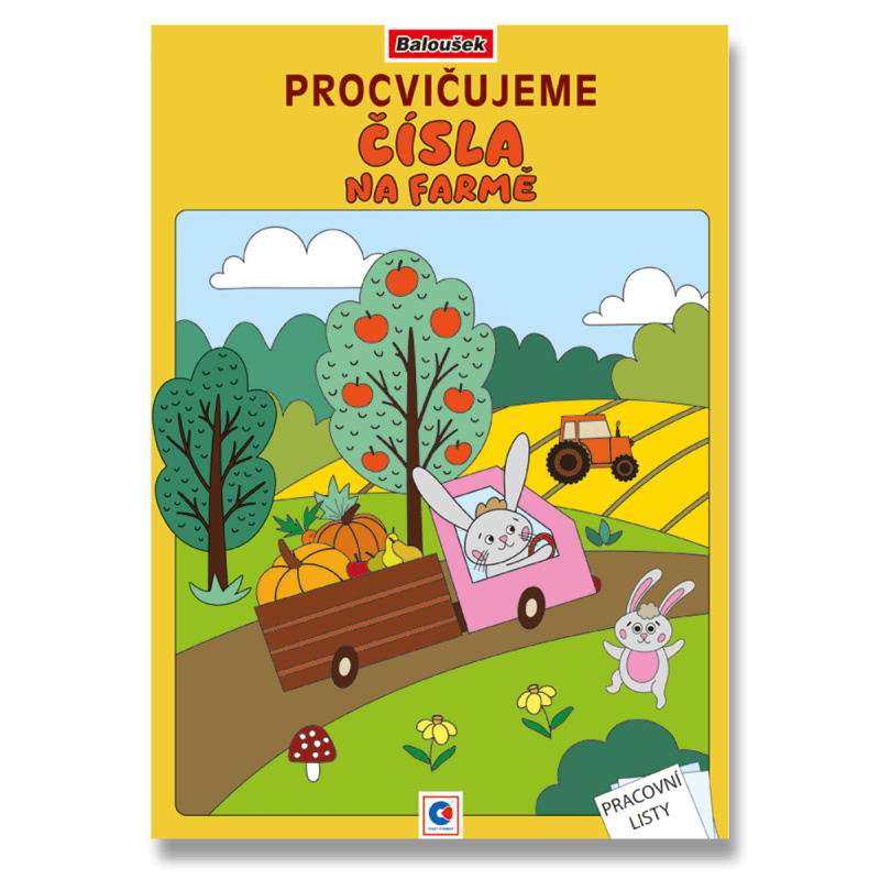 Baloušek Procvičujeme čísla Na farmě - omalovánky - A4