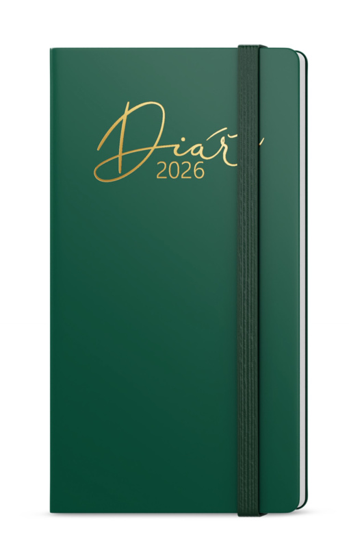 Týdenní diář 2026 Jakub Luxi kapesní zelená