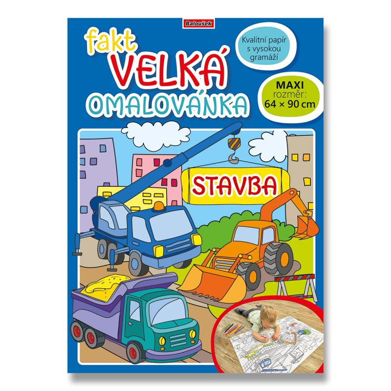 Fakt velká omalovánka: Stavba