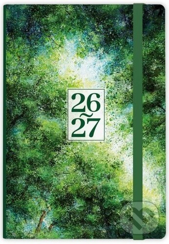 18měsíční týdenní diář 2027 Baloušek Lungo B6 Les