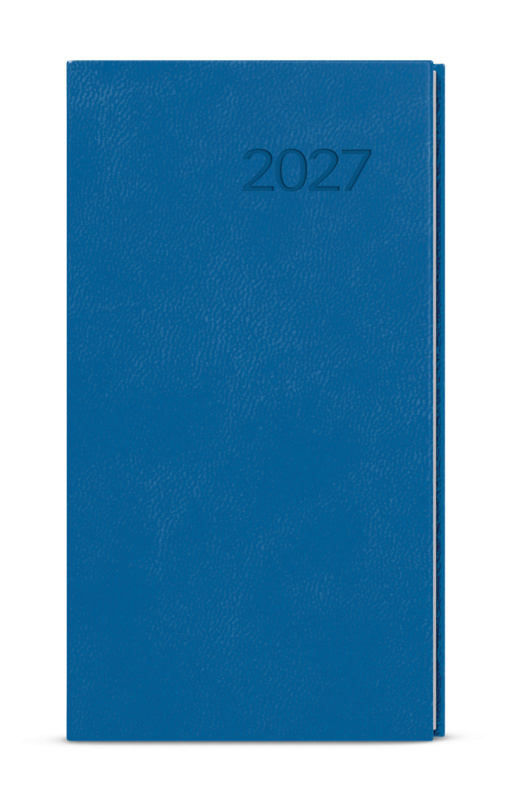 Týdenní diář 2027 Baloušek Jakub Vivella kapesní jasně modrá