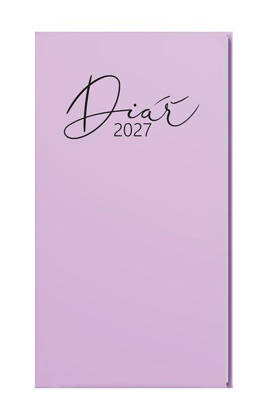 Týdenní diář 2027 Baloušek Jakub Pastel kapesní fialová