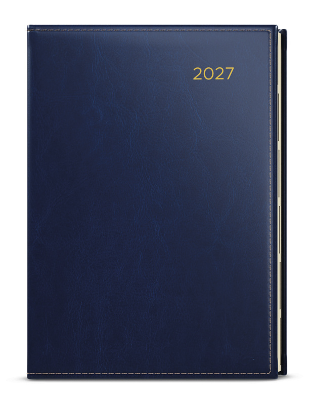 Týdenní diář 2027 Baloušek Oskar Premier A5 modrá