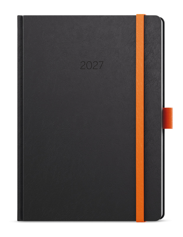 Denní diář 2027 Baloušek David Nora A5 oranžováDenní diář 2027 Baloušek David Nora A5 oranžová