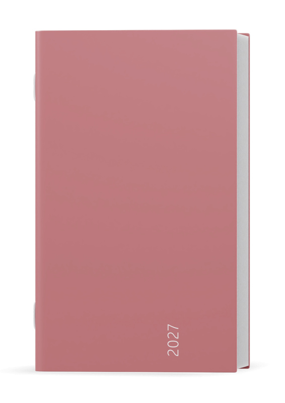 Týdenní diář 2027 Baloušek Alois Color starorůžová