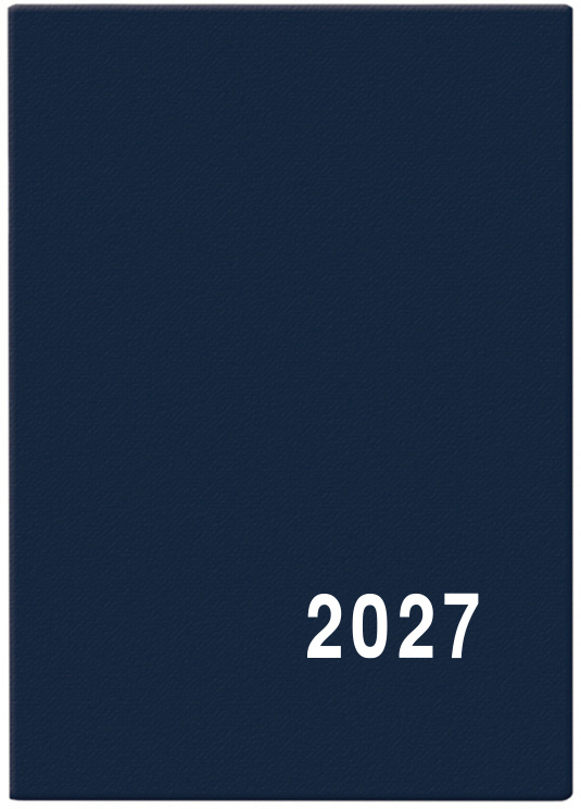Týdenní diář 2027 Baloušek Hynek PVC modrá