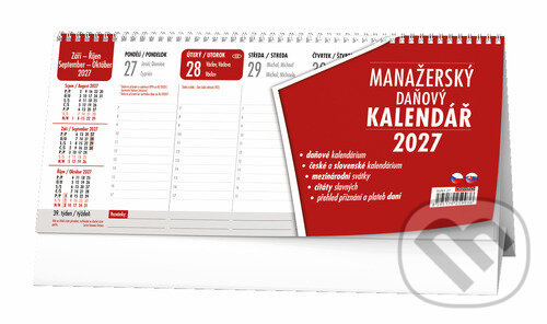 Stolní kalendář 2027 Baloušek Manažerský