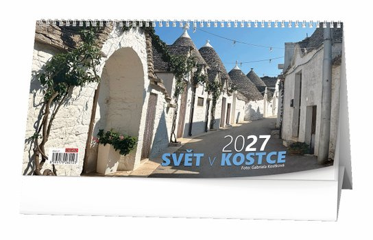 Stolní kalendář 2027 Baloušek Svět v kostce