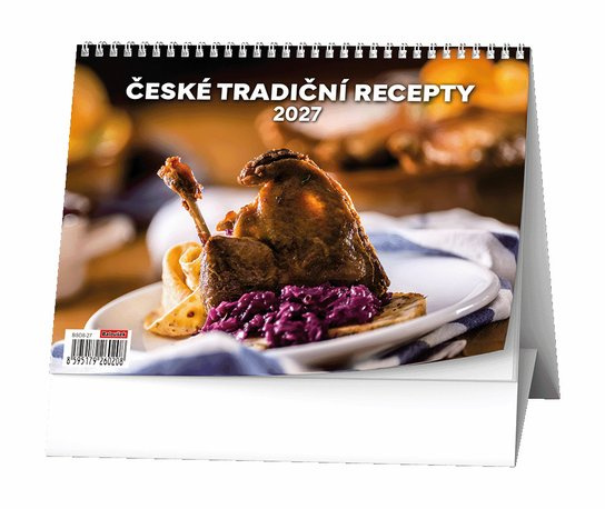 Stolní kalendář Baloušek 2027 České tradiční recepty