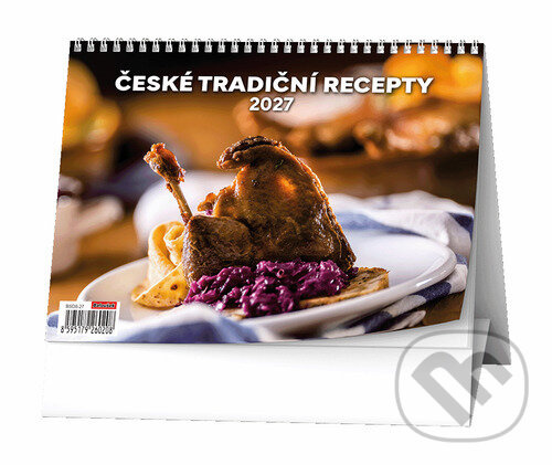 Stolní kalendář Baloušek 2027 České tradiční recepty