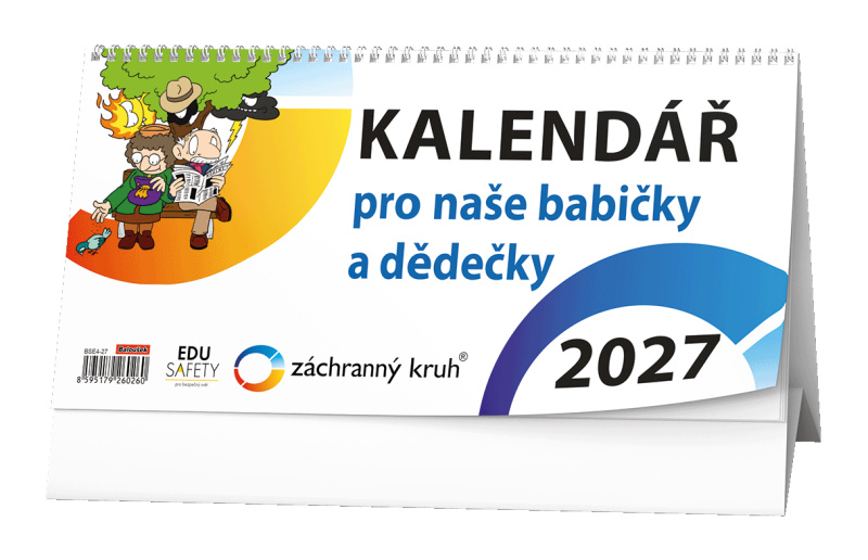 Stolní kalendář 2027 Baloušek Pro naše babičky a dědečky