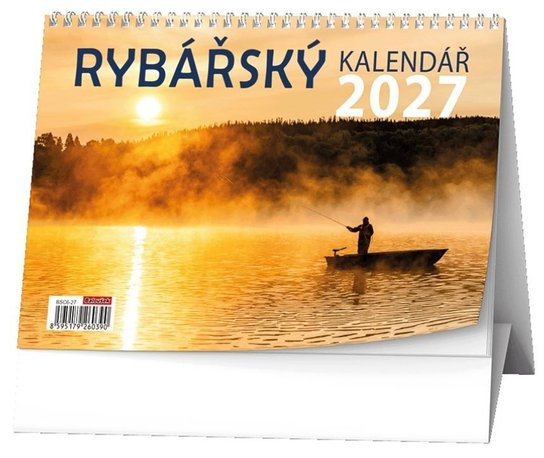 Stolní kalendář Baloušek 2027 Rybářský týdenní