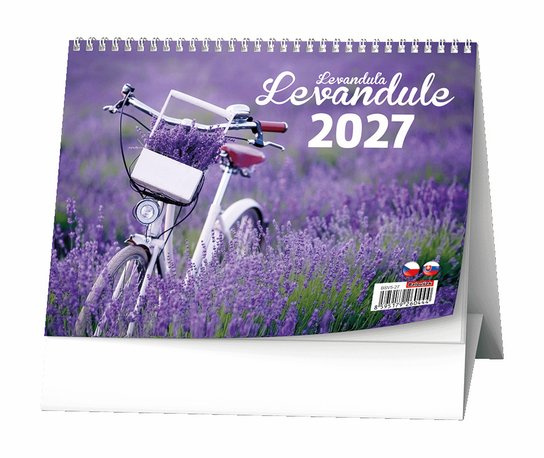 Stolní kalendář 2027 Baloušek Levandule