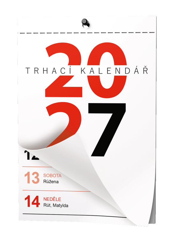 Nástěnný kalendář trhací Baloušek 2027 A6