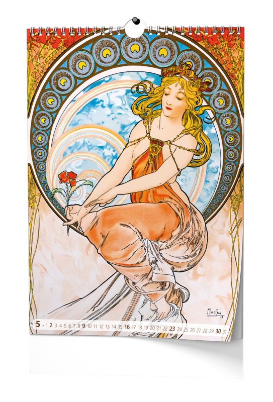 Nástěnný kalendář 2027 Baloušek Alfons Mucha