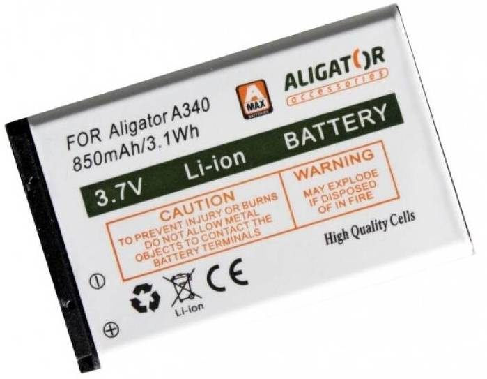 Aligator baterie A340/A310/A311/A320/V600 850 mAh