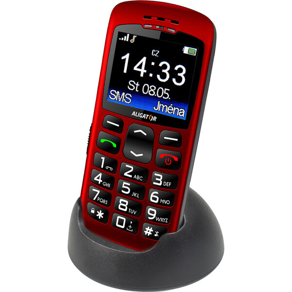 ALIGATOR A670 Senior Červená