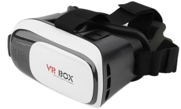 Brýle pro virtuální realitu Aligator VR BOX2 / velikost telefonu 3,5–6" / černá/bílá Varianta: ivi1
