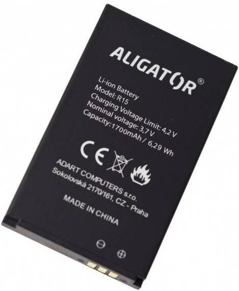 Baterie pro mobilní telefony Aligator AR15BAL / 1 700 mAh / 3,70 V / černá Varianta: ivi1