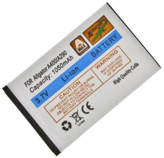 Baterie Aligator BLA0180 1050mAh Bílá