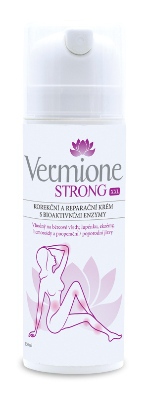 Vermione Strong, reparační krém s bioaktivními enzymy, 150ml