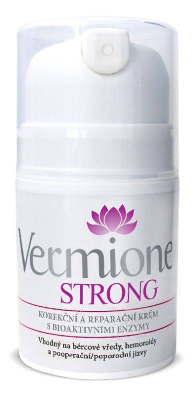 Vermione Strong, reparační krém s bioaktivními enzymy, 50ml