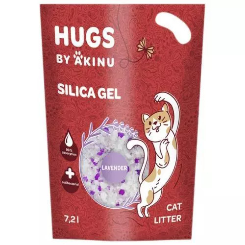 Akinu HAPPY CAT Silika gel levadule stelivo pro kočky 7,2 l