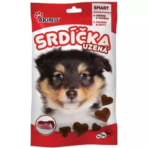 Akinu Srdíčka pamlsky uzená 60g