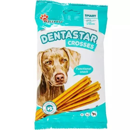 Akinu Dentastar pamlsky 7ks crosses 180g