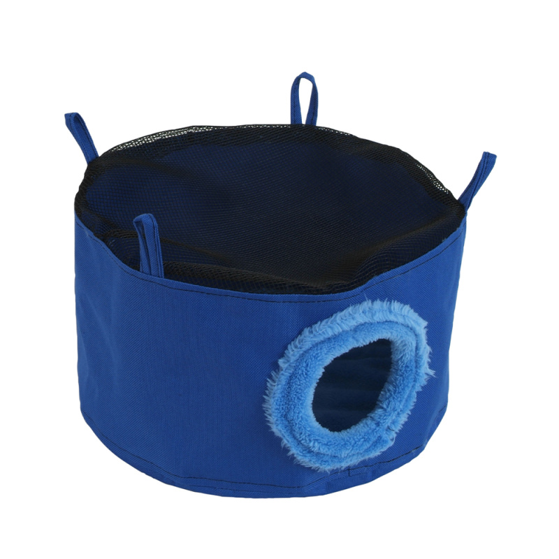 Akinu HUGS Závěsný domeček pro hlodavce modrý ⌀ 30 cm x 12 cm