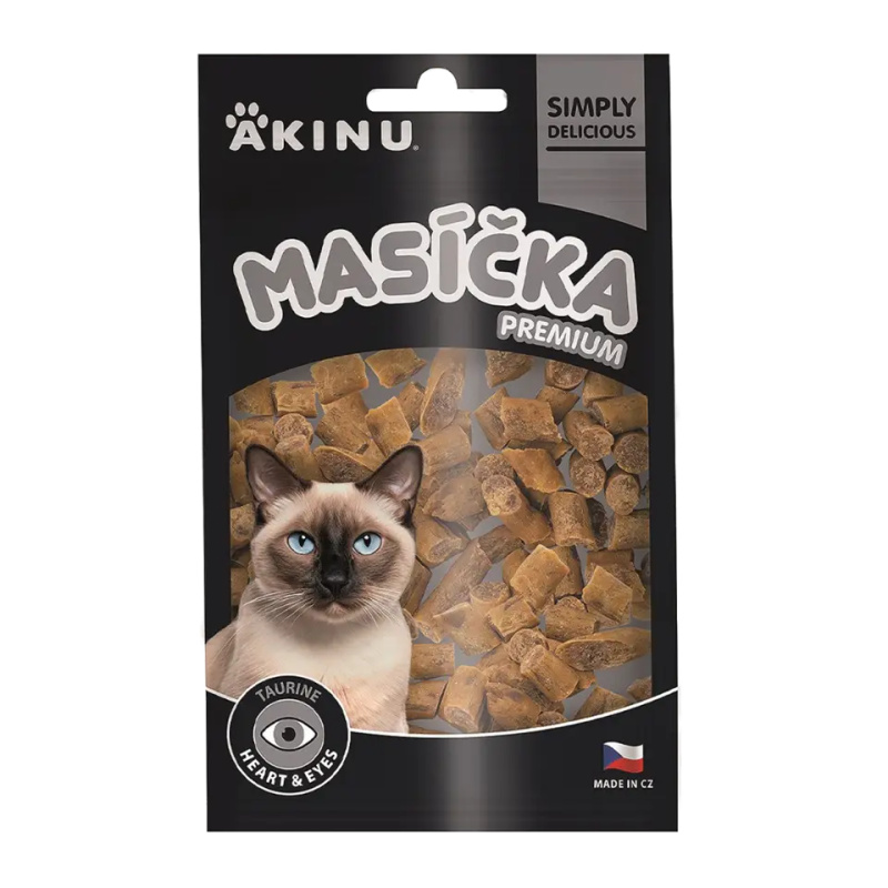 Akinu Masíčka Premium Heart & Eyes pamlsek pro kočky