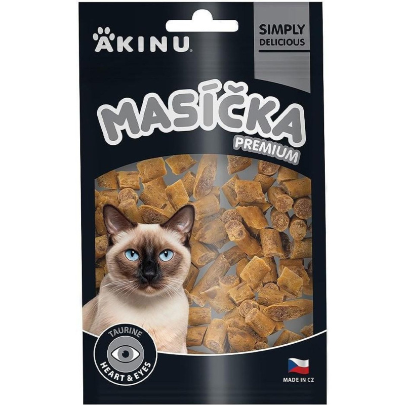 Akinu Masíčka Premium Heart & Eyes pamlsek pro kočky