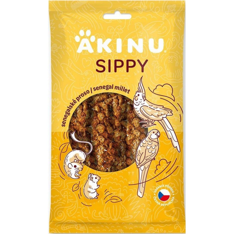 Akinu Senegalské proso v klasech pro ptáky a hlodavce