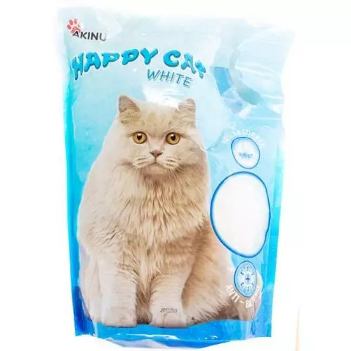 Akinu Happy Cat silikagel stelivo 3,6l white 1490g