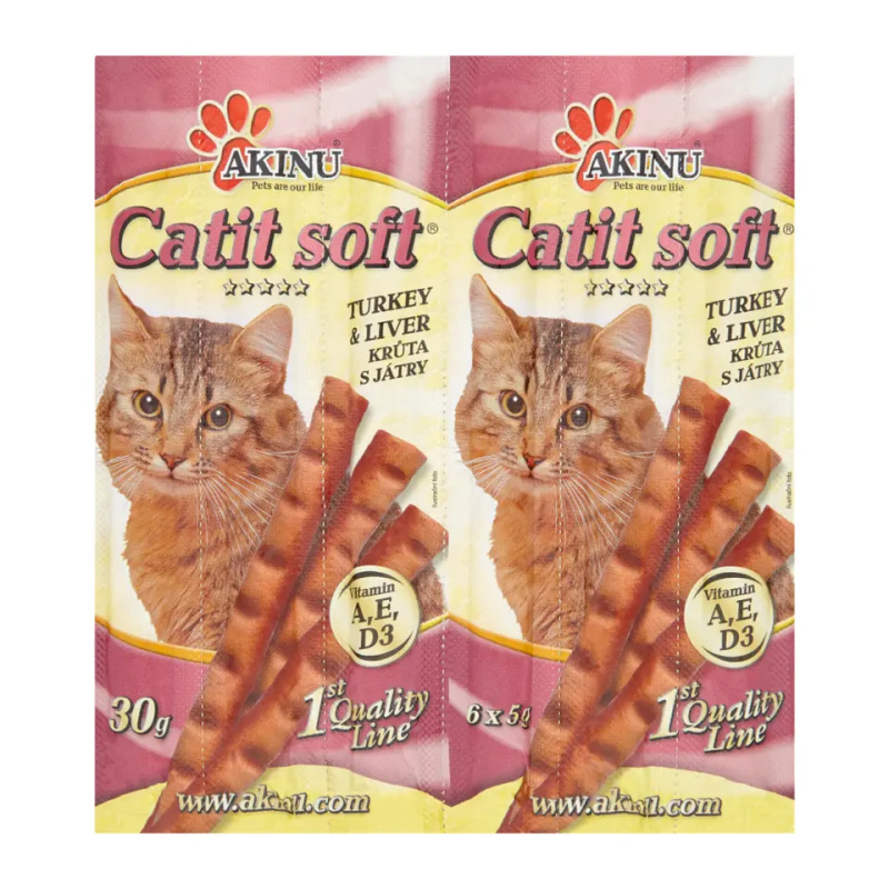 Akinu Stickies pamlsky 6ks soft krůta 30g