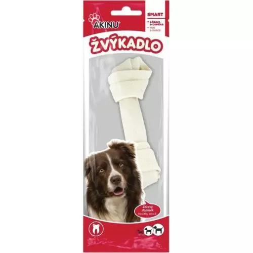 Akinu Žvýkadlo pamlska 15cm uzel žvýkací bílý 50g