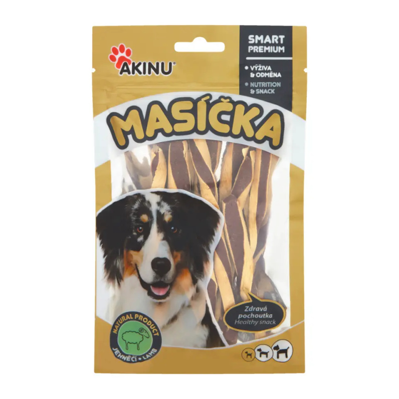 Akinu Masíčka pamlsky jehněčí 75g