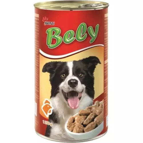 Bely kousky v omáčce s drůbežím p 1,25kg