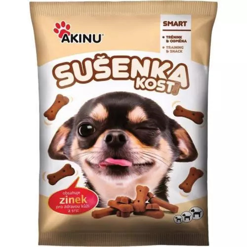 Akinu Sušenka pamlsky kosti se zinkem 400g