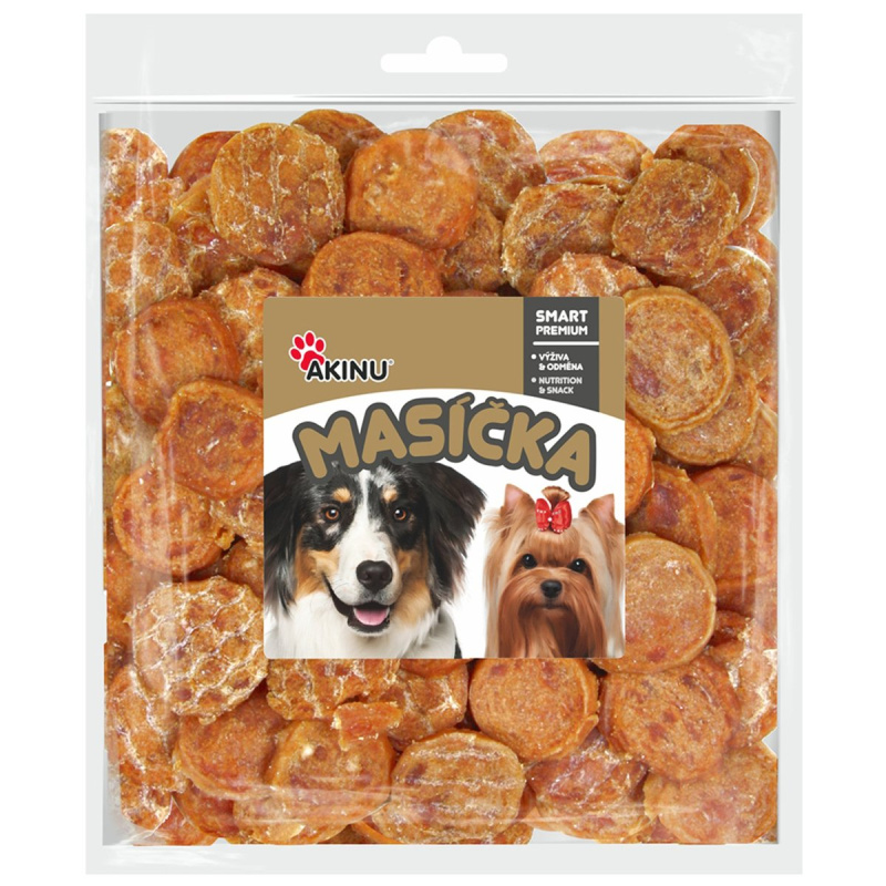 Akinu Masíčka Kuřecí chipsy pamlsek pro psy