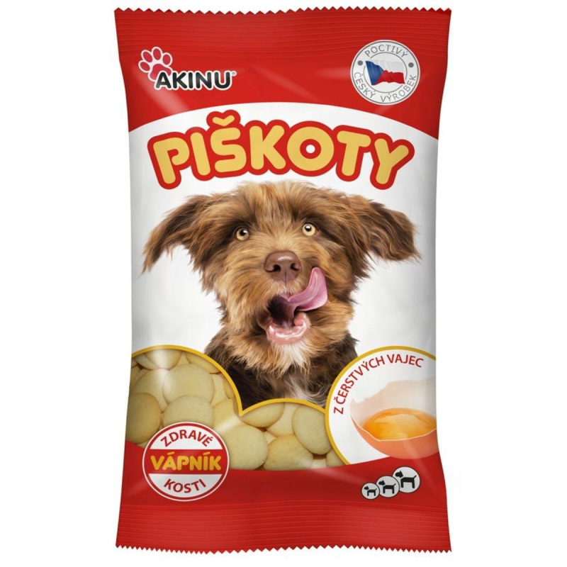 Akinu Piškoty s vápníkem pro psy