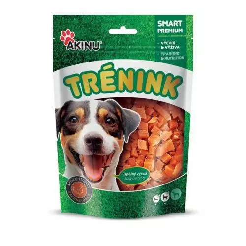 Akinu Trénink pamlsky kachní kostky 120g