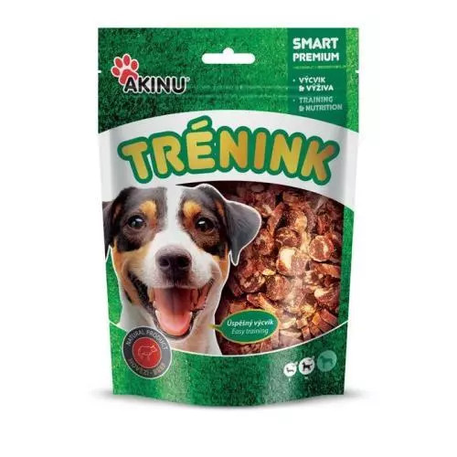 Akinu Trénink pamlsky hovězí lupínky 120g